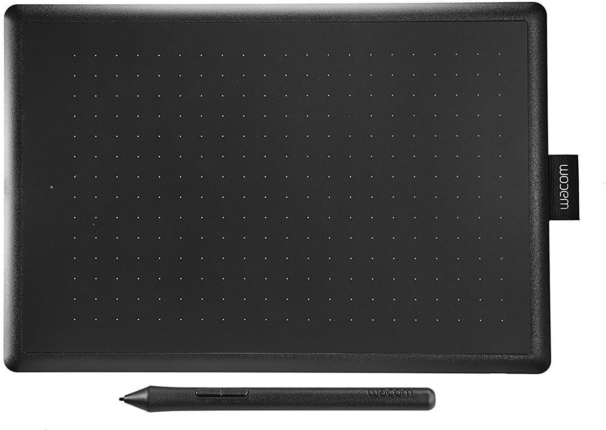 Wacom One by Medium Graphic Tablet Black, Red 2540 Lpi 216 X 135, W128289417 (Black, Red 2540 Lpi 216 X 135 Mm USB)