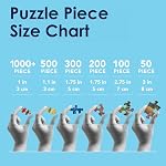 Bits and Pieces - Alan Giana 6-in-1 Ensemble de Puzzle Multipack pour Adultes - Saisons Serene - Deux 300, Deux 500, & 2 1000 pc Winter Light House Beach Autumn Lake Farm Puzzle Set Jigsaws