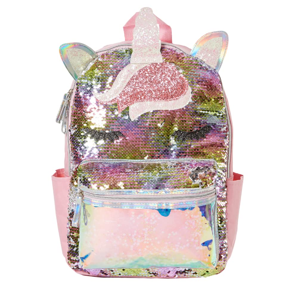 CLUB LIBBY LUUnicorn Flip Sequin Backpack for Girls