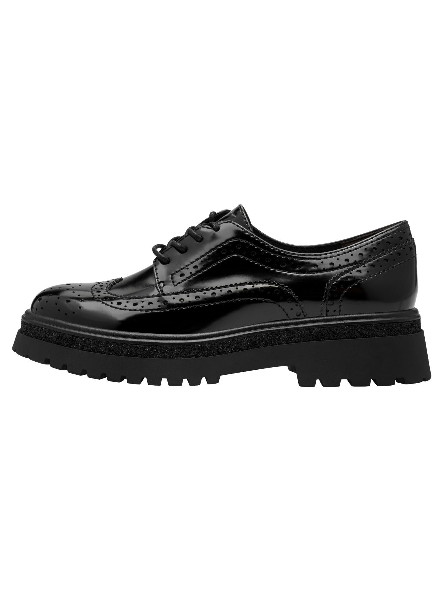 Tamaris Tamaris Damen Lace-up 1-23619-45 Plat OxfordFemme