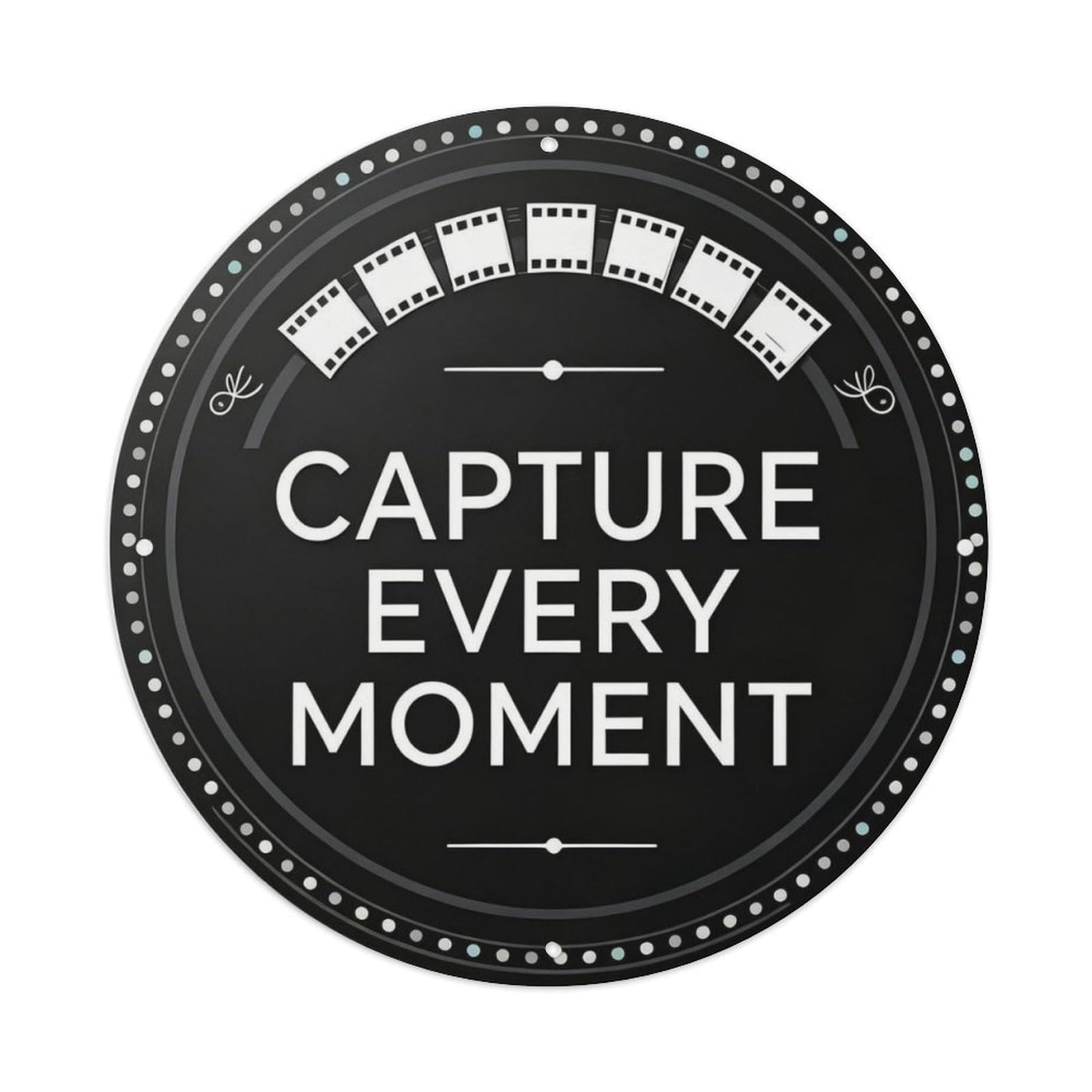 Photography Studio Capture Moment Metal Tin Sign Plaque