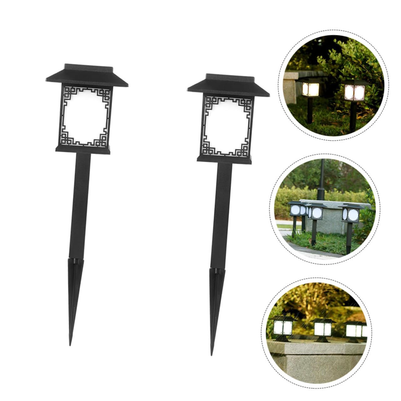 Piquets De Remplacement Pour Lampes Solaires – Lot De 2, Métal, 21 Cm, Résistants Aux Intempéries - 4