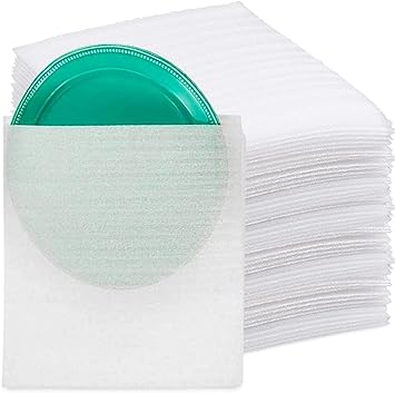 STYLELAB Cushioning EPE Foam Pouches/Envelopes For Packing of Fragile - 1MM Thickness, White Color 4x4 Inches Size (10)