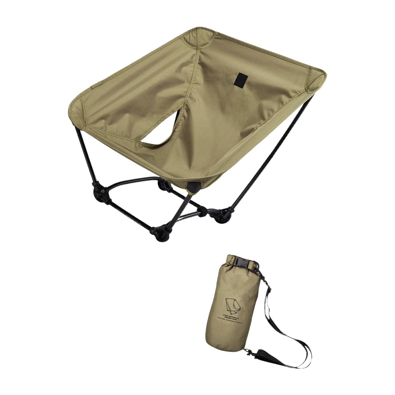 Aluminium Moons Stuhl mit Quick Setup Systemen, zusammenklappbarer Campingstuhl, ideal für Reisen, Musik, Festivals, Outdoor, Outdoor