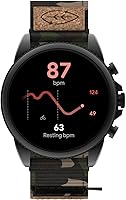Vista 8 de Fossil Reloj inteligente con pantalla táctil Gen 6 de 1.732 in para hombre con Alexa integrado, rastreador de actividad, rastreador de sueño