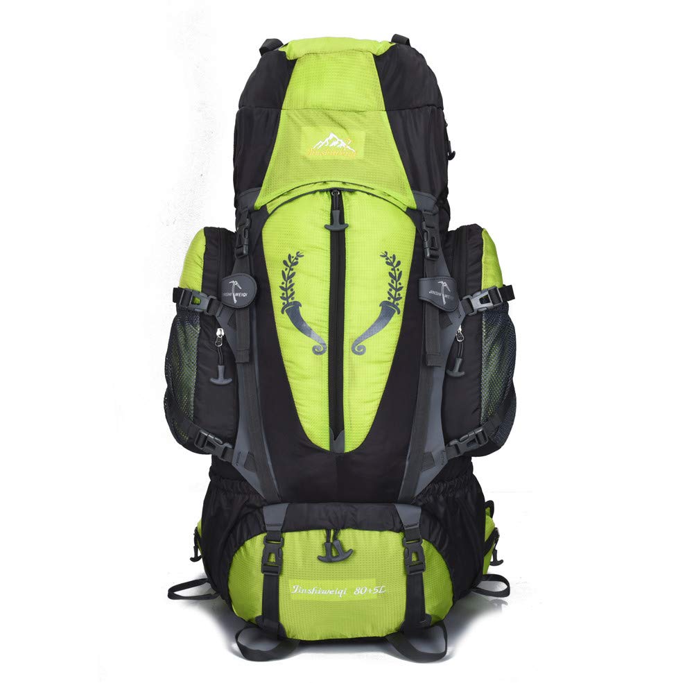 XWWS 85L Multipurpose Climbing Backpack - Travel Hiking Big Capacity Rucksacks Nylon Camping Waterpr