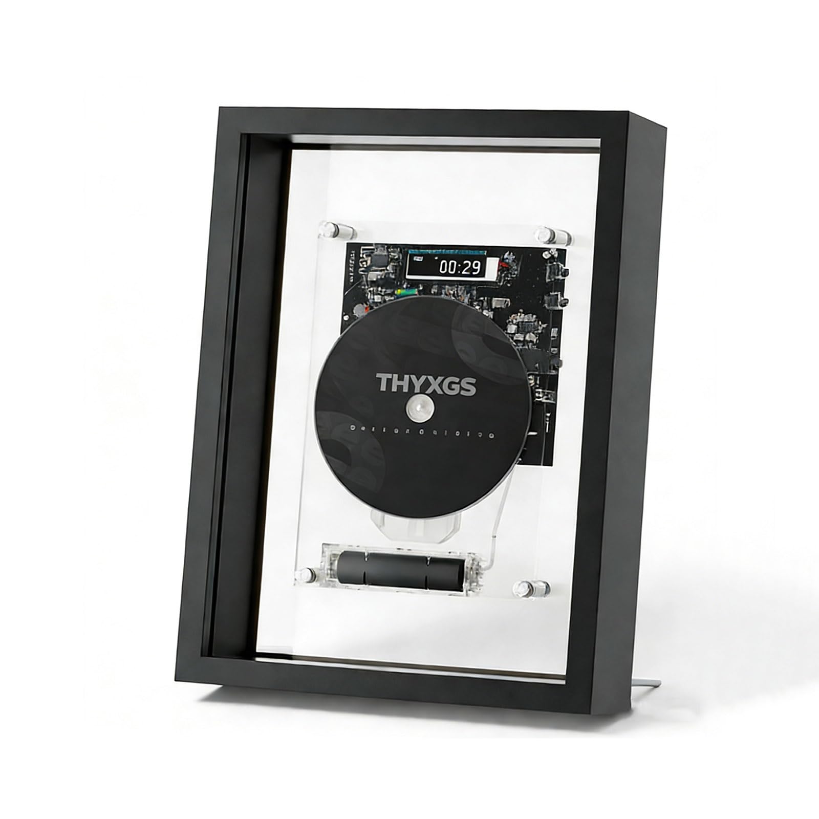 Lettore musicale decorativo da parete con Bluetooth, AUX, display a LED e telecomando per la casa