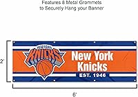 Vista 3 de WinCraft Pancarta grande de los New York Knicks de 2 x 6 pies