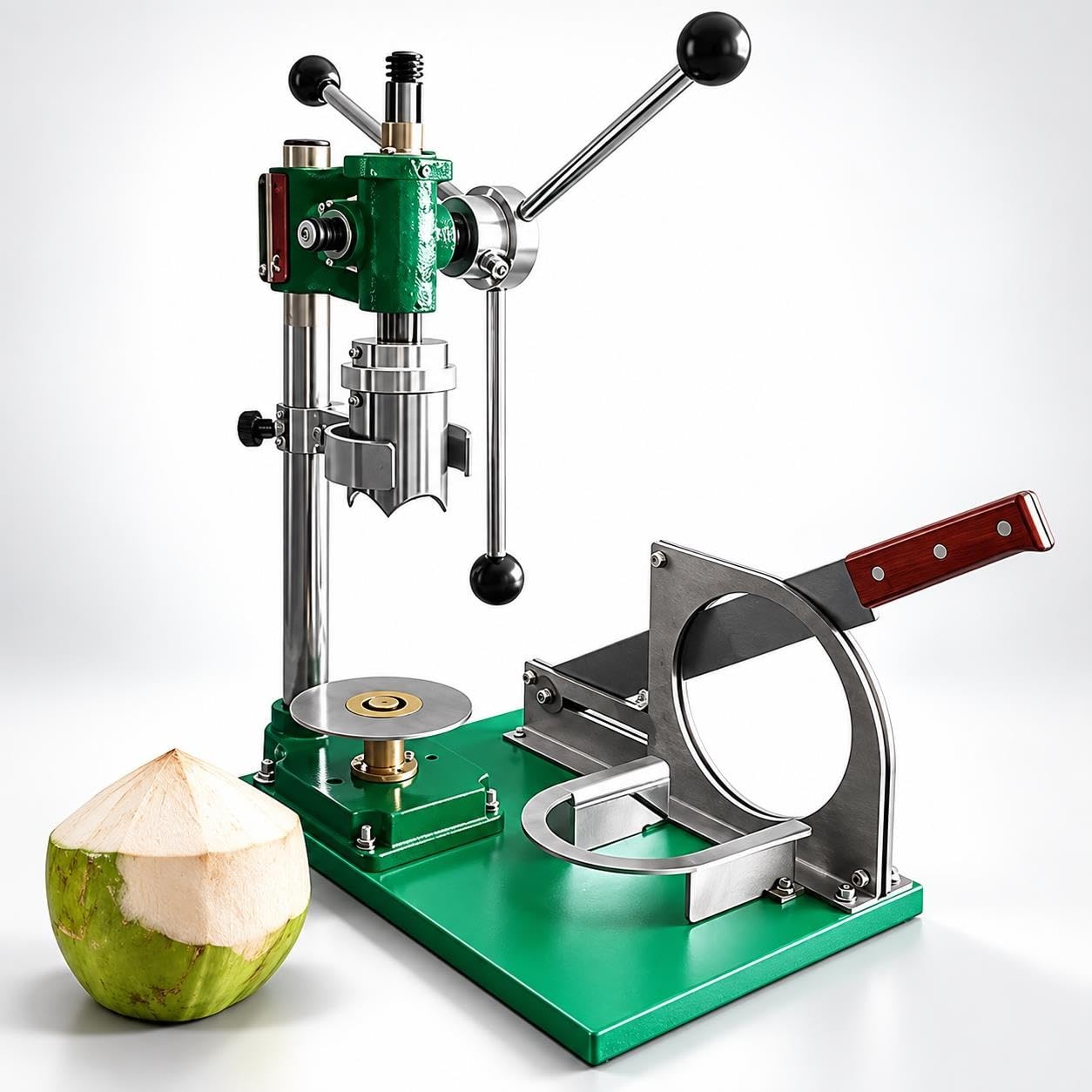 Máquina De Apertura De Coco Manual