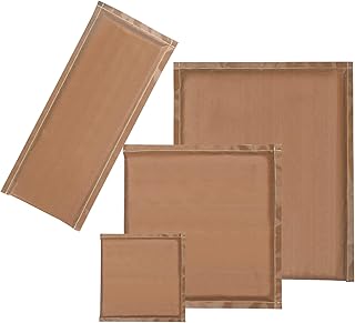 Teflon Pillows 4 Pack 4 Sizes Heat Press Pillow Waterproof Heat Pressing Transfer Pillow Reusable Heat Resistant Mat Eliminates Indentations for Fast Ironing