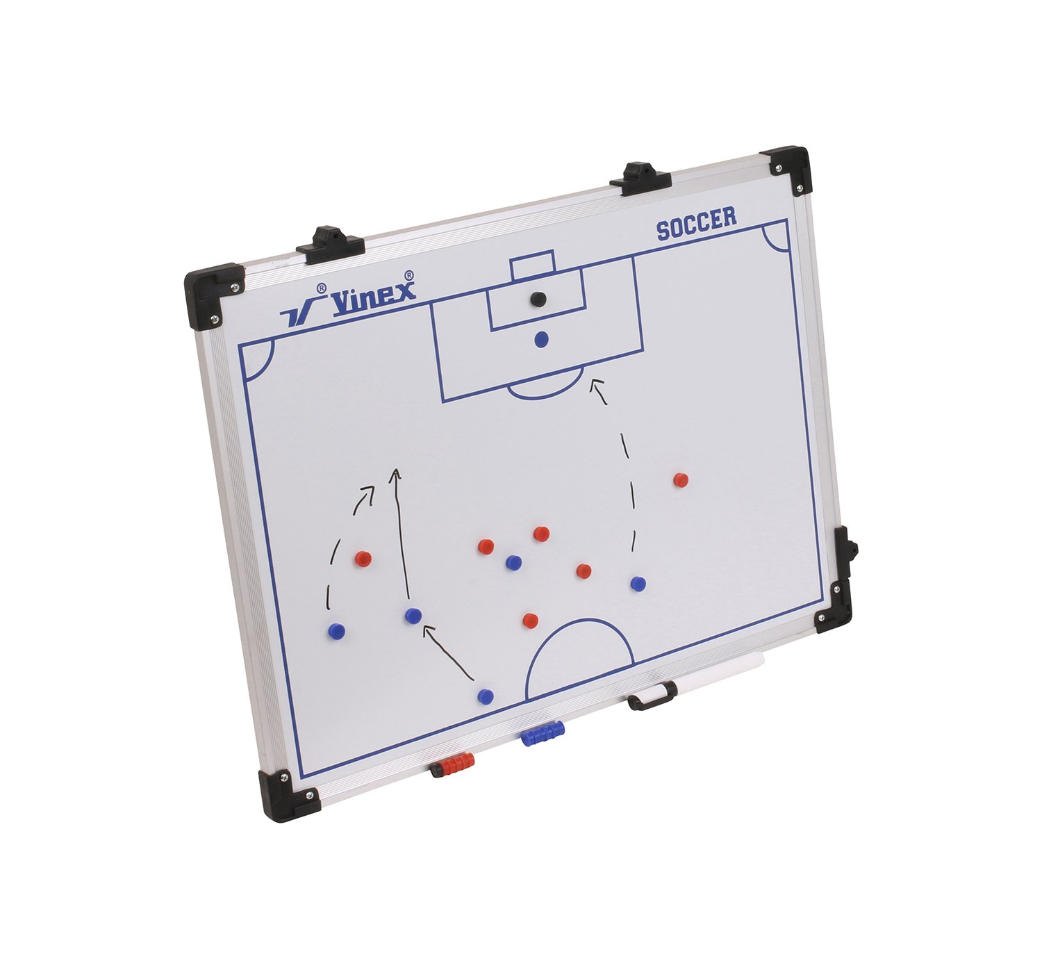 HAEST La famosa lavagna tattica magnetica per calcio, scrivibile e con calamite, da 90 x 60 cm a 45 x 30 cm, in tre misure