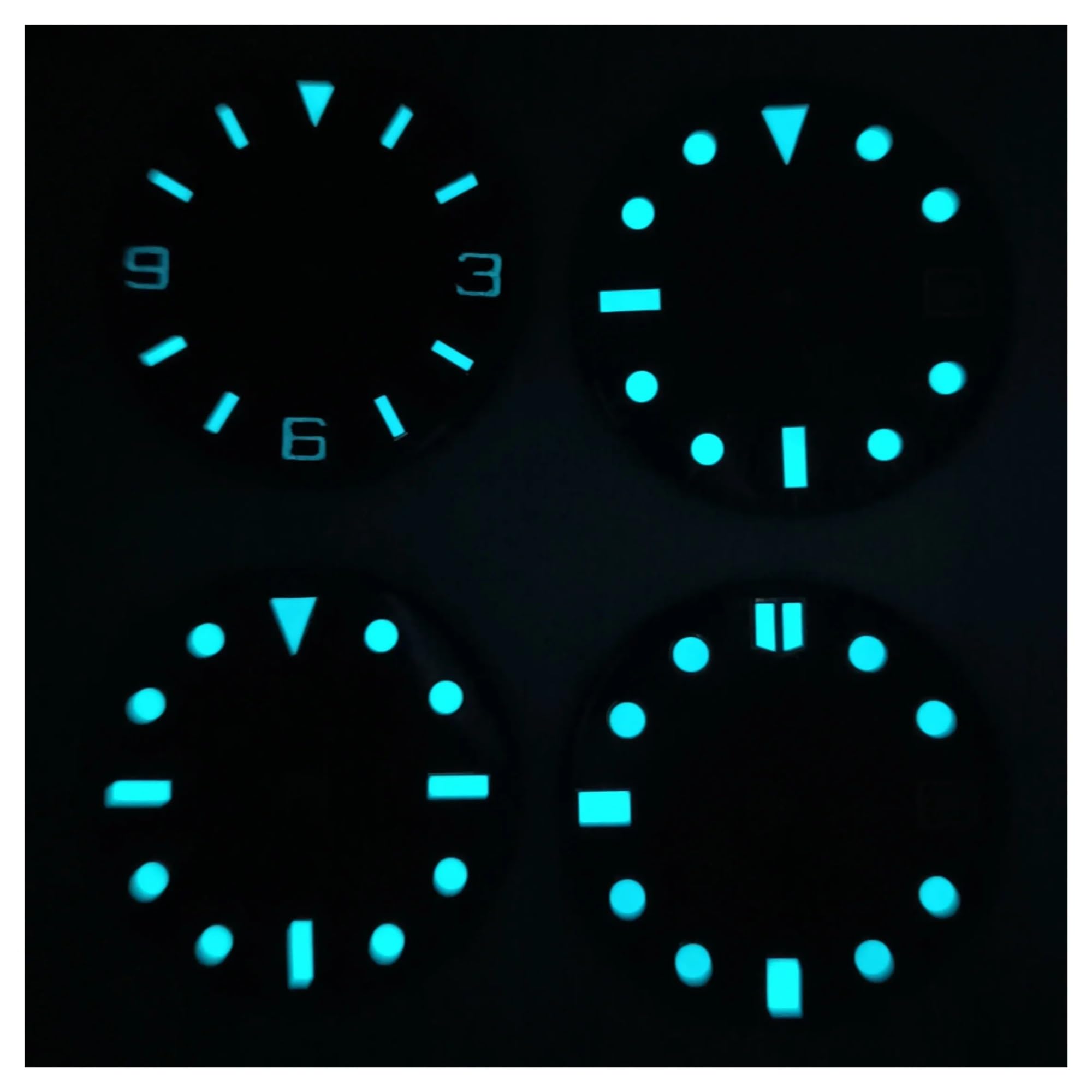Gwiazda Kula 28,5 Mm Kompatybilna z Ruchem NH35 C3 Luminous Blue