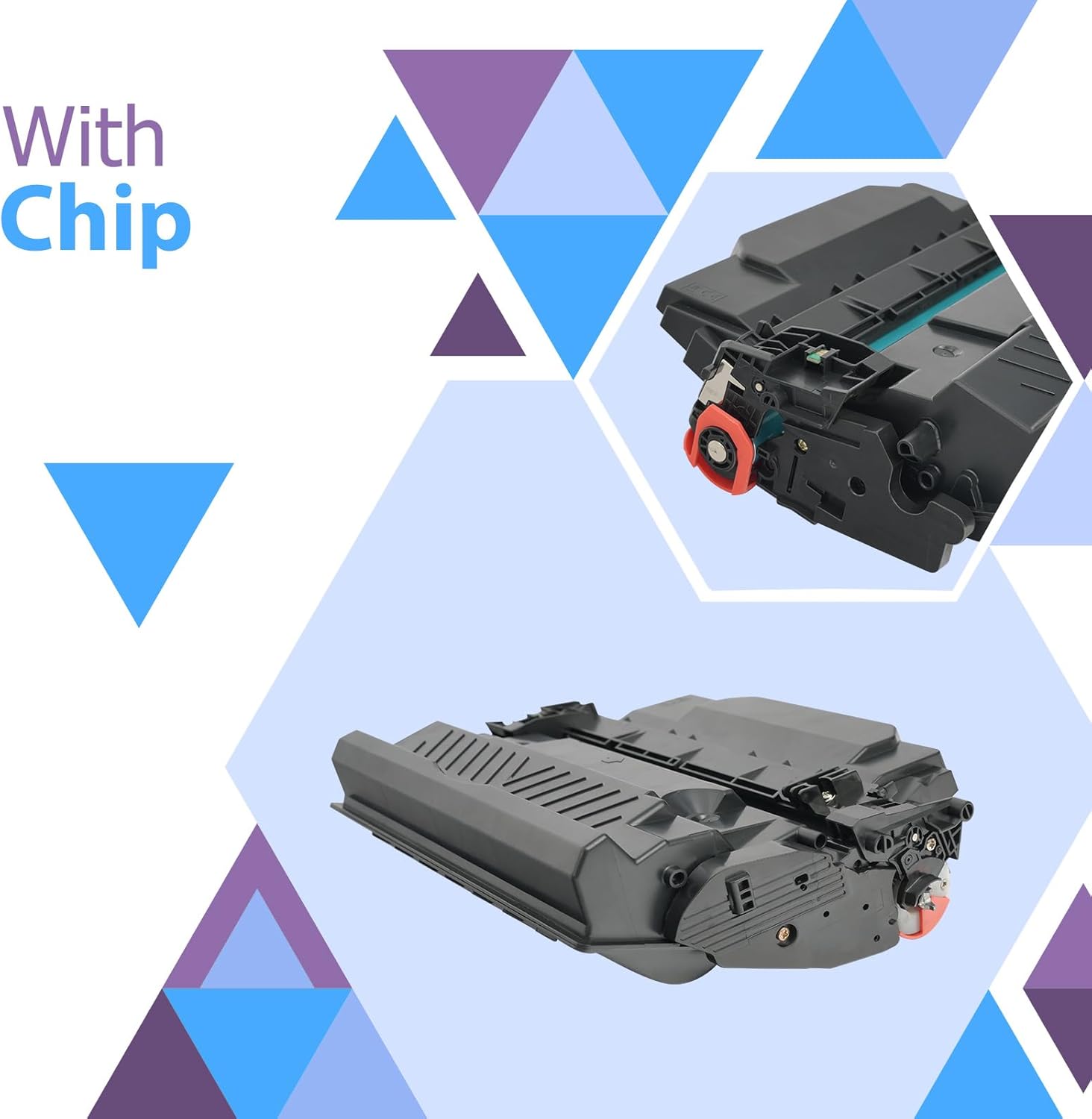 CF287X 87X Black Toner Cartridge for HP Printer M506 Pro M501 Compatible for HP 87X 87A CF287A Toner for HP LaserJet Enterprise M506 M506dn M506n M506x M501 M501dn MFP M527 M527dn Printer Ink 2 Pack