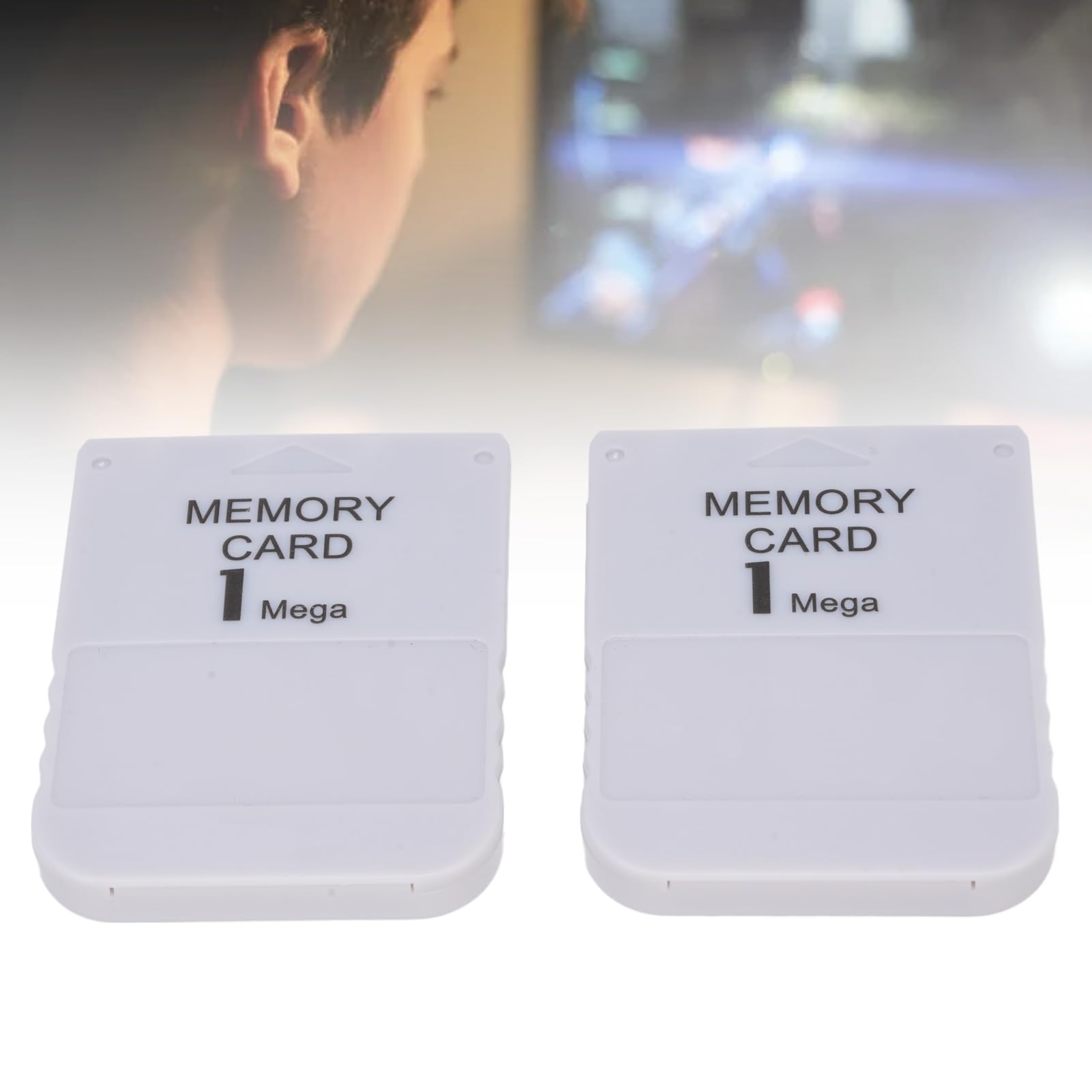 1 Méga Carte Mémoire, Stockage 1 Mo pour Jeux, Lecture/écriture Rapide, sécurité des Données, Léger et Compact, Compatible avec, Console de Jeu, 1 Méga Carte Mémoire (2