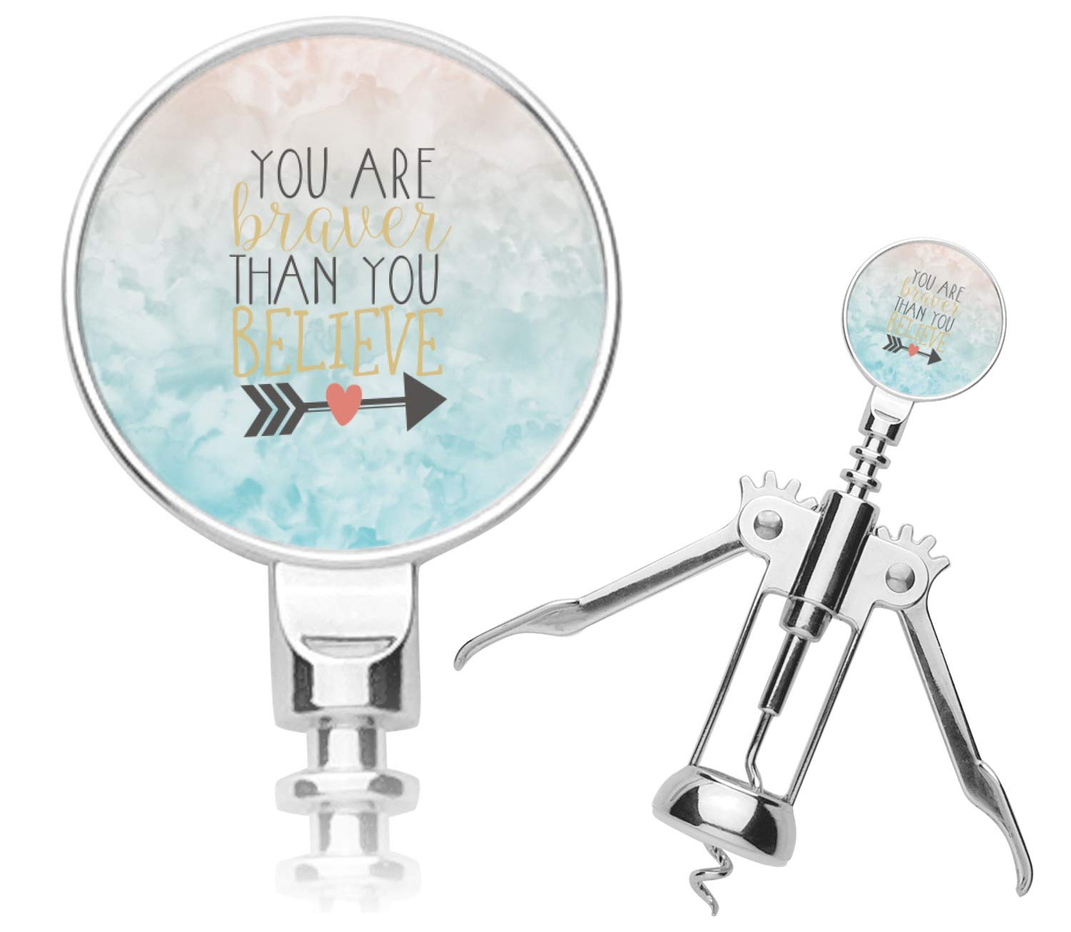 Personalized Inspirational Quotes Corkscrew