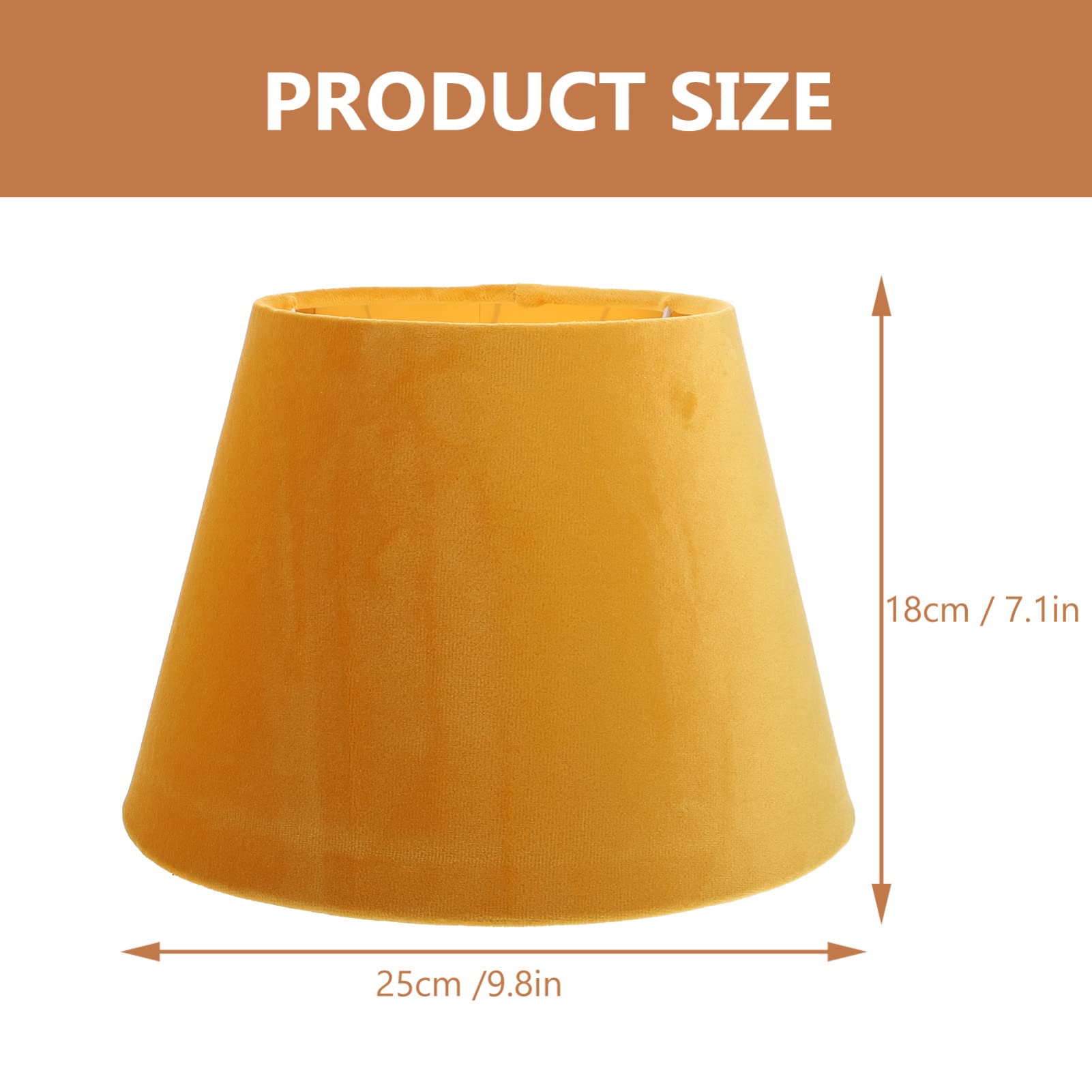 Elegante Kit de Pantallas de Tela para lámparas de Mesa, Pantallas cilíndricas en Forma de Campana para lámparas de Pared y luminarias del hogar, Pantallas Finas de policarbonato c