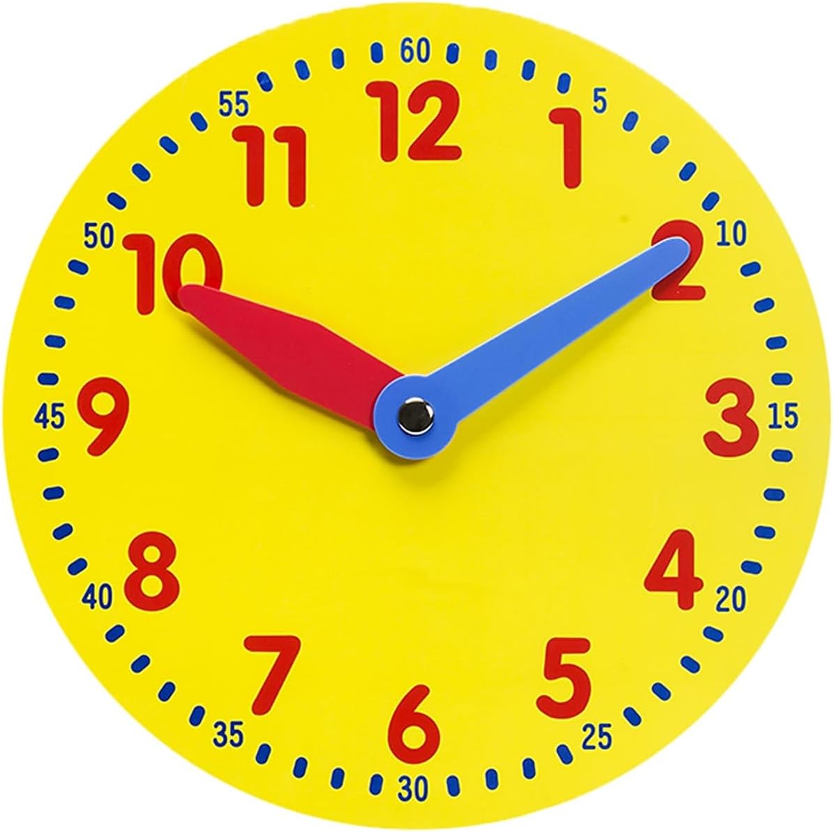 Didax Educational Resources Magnetic Demonstration Clock Math Manipulative, 12 inch diameter