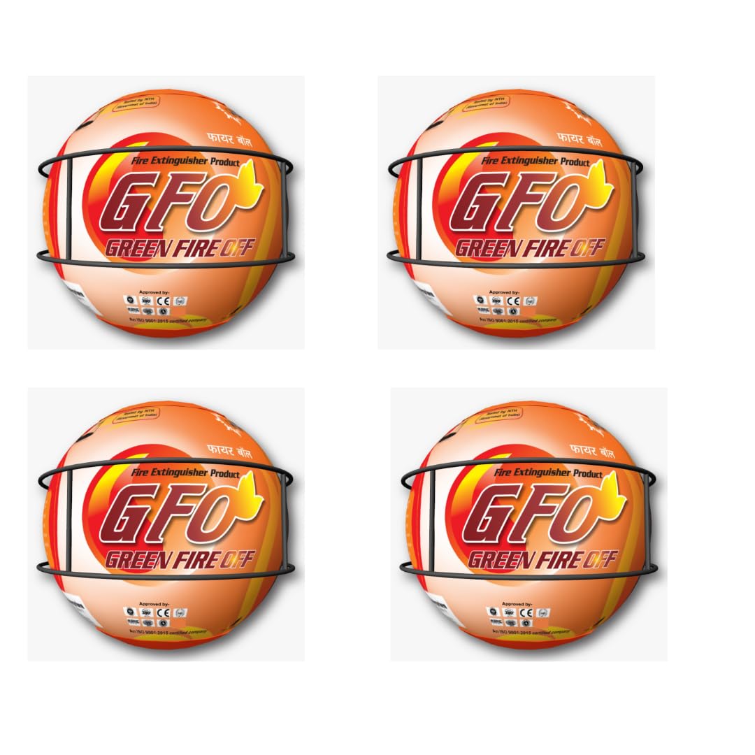 GFO Automatic Fire Ball 1.7kg - Self-Activation, High-Capacity Fire Extinguishing Ball (4pcs) (B0CJ6QJZB1) Amazon Price History, Amazon Price Tracker