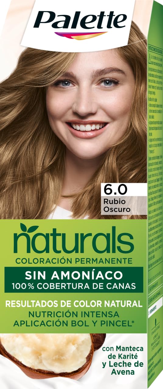 Schwarzkopf Palette Naturals Color Creme 6.0 Rubio Oscuro