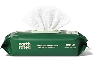 Earth Rated Unscented Paw Wipes for Dogs