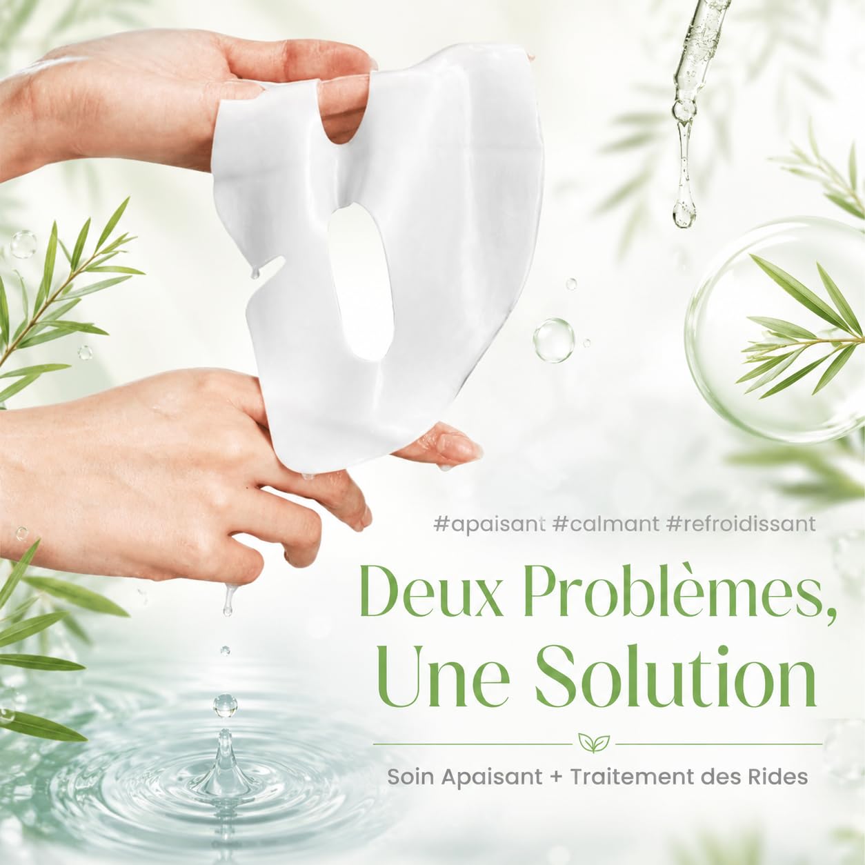 Leaf Cosmetic Masque Purifiant Visage Avec Collagène Et Tea Tree Pour Texture De Peau Affinée (3 boîte – 12 pièces)