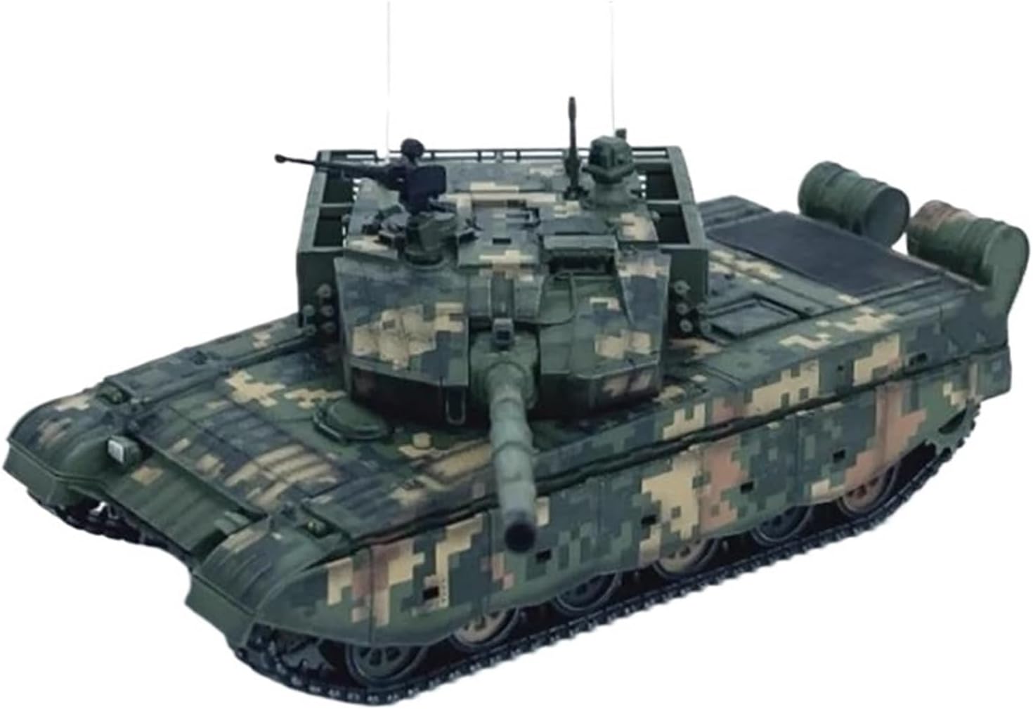 Realistic Tank 1:72 Scale for UNISTAR ZTZ-99A Tank Model Kit Static Die Casting Hobbyist Collectible Ornaments Static Tank Model