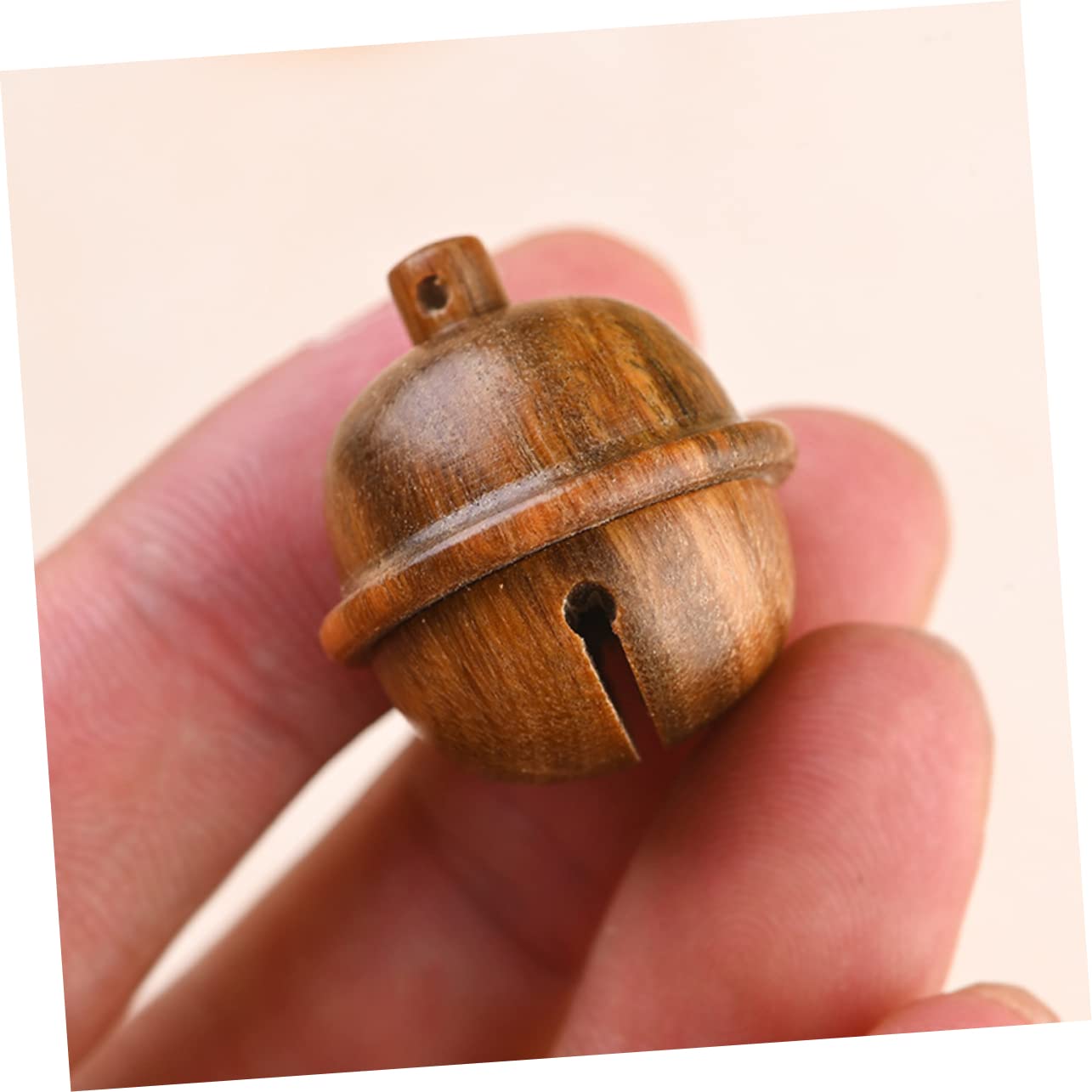 ABOOFAN 8 Pz Campana di legno ciondolo per aromaterapia fai da te campanelli per decorazione scrivania accessori telefono diffusore arredamento decorazione da appendere alla borsa
