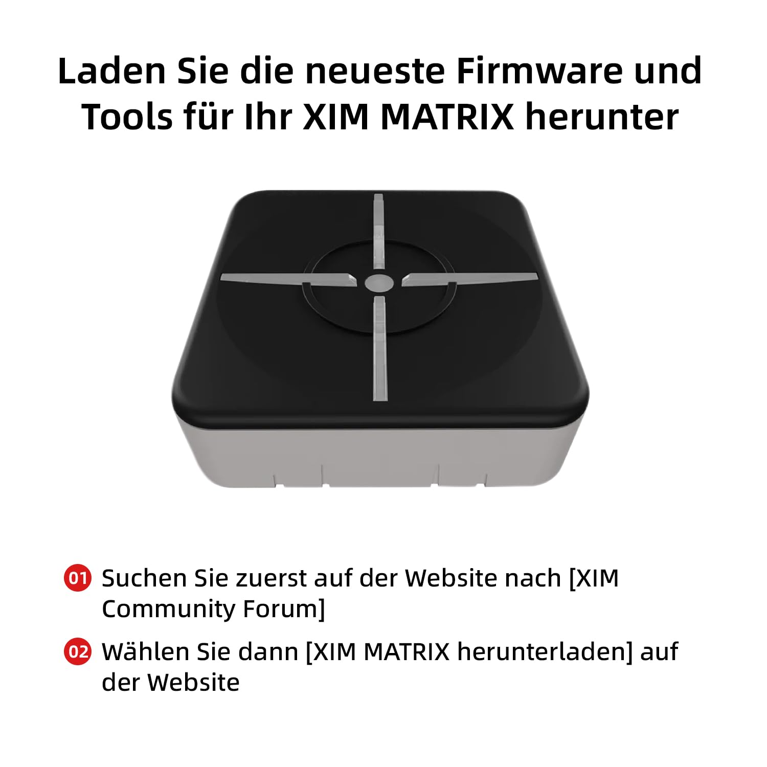 Mcbazel XIM Matrix Multi-Input Adapter Tastatur- und Maus-Anschluss Konverter für PS5,Xbox Series X/S,Xbox One, PS4, PC