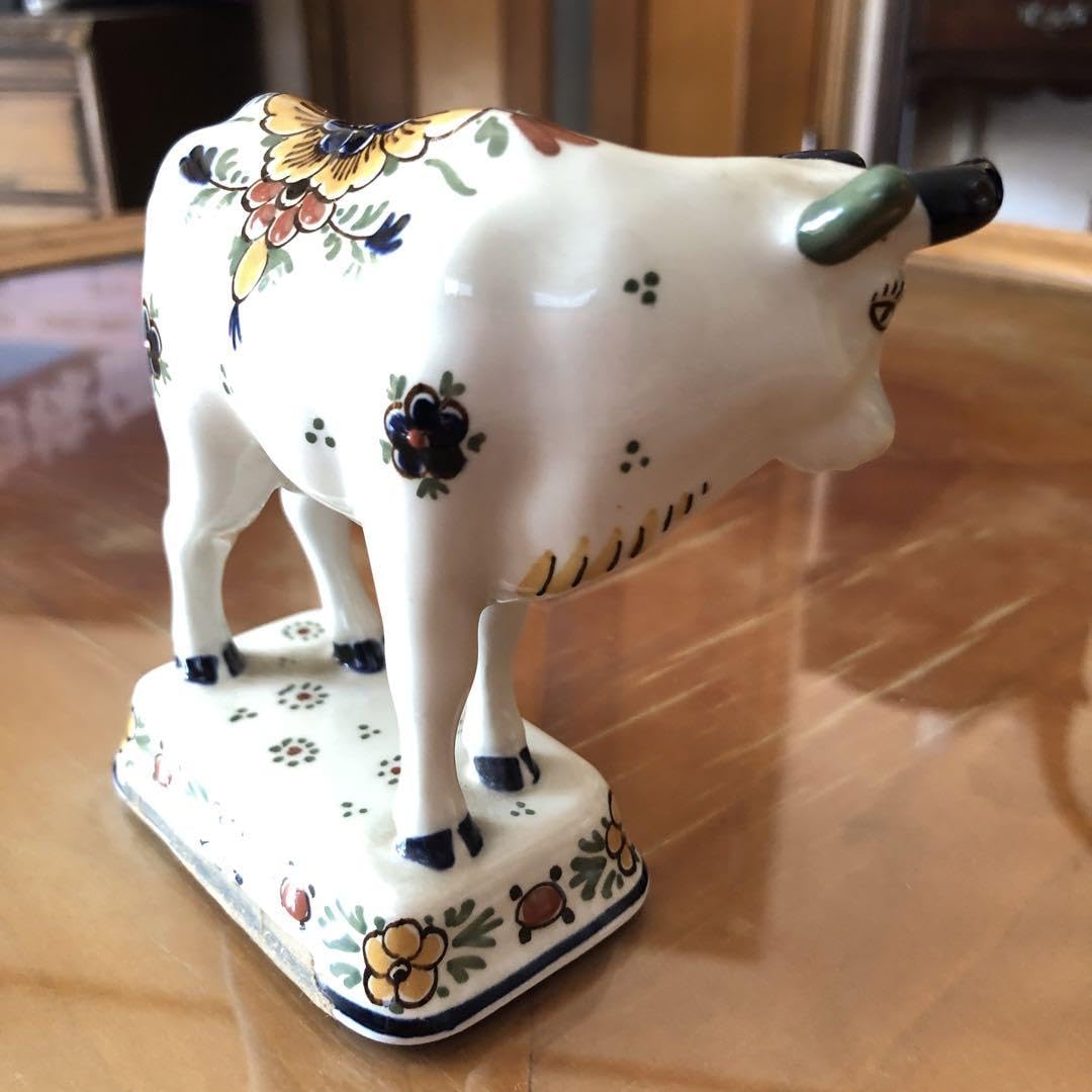 Amazon.co.jp: Royal Delftロイヤルデルフト オランダ製 陶器牛の置物