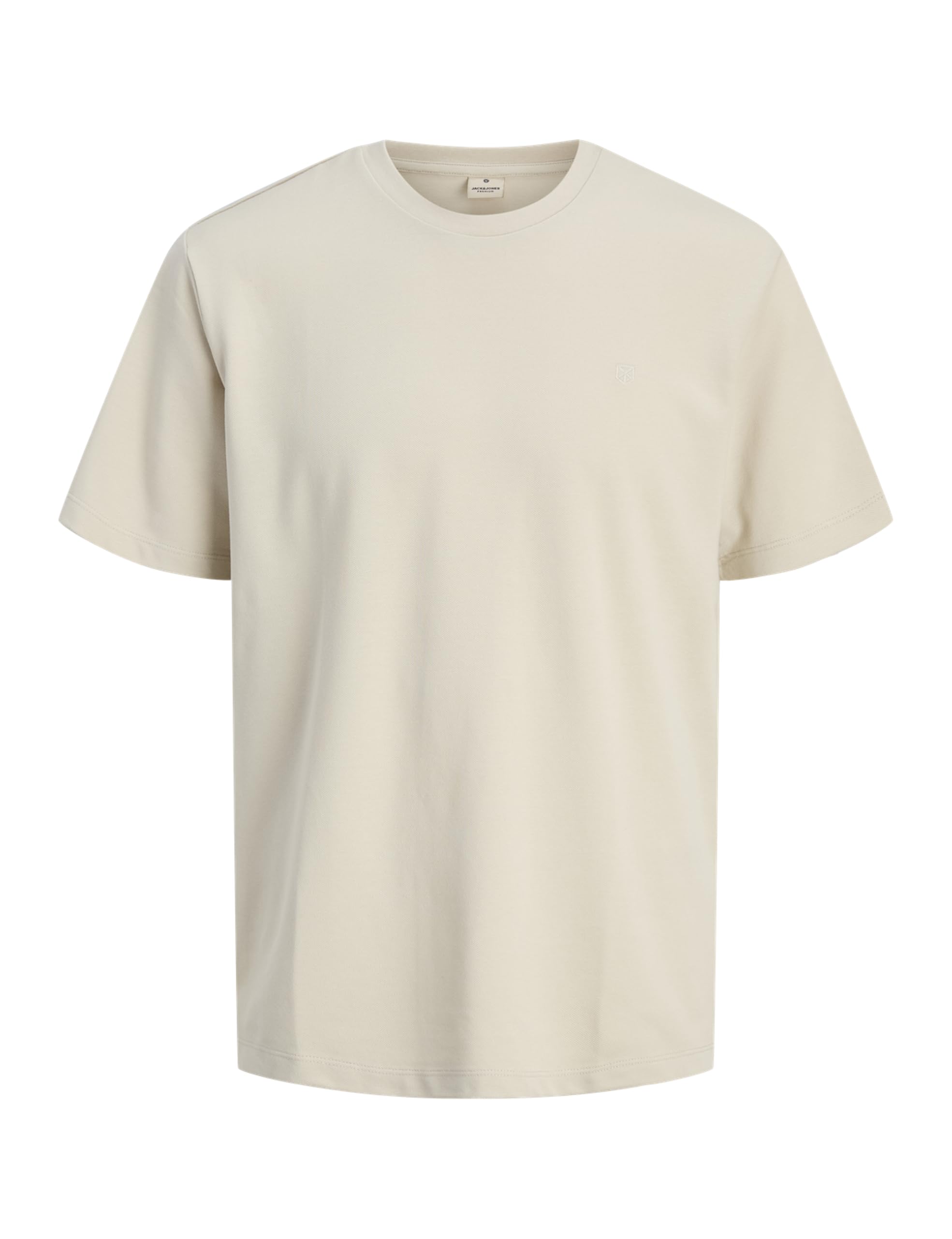 JACK & JONES Men's Jprbluhug SS Tee, Silver Lining, L
