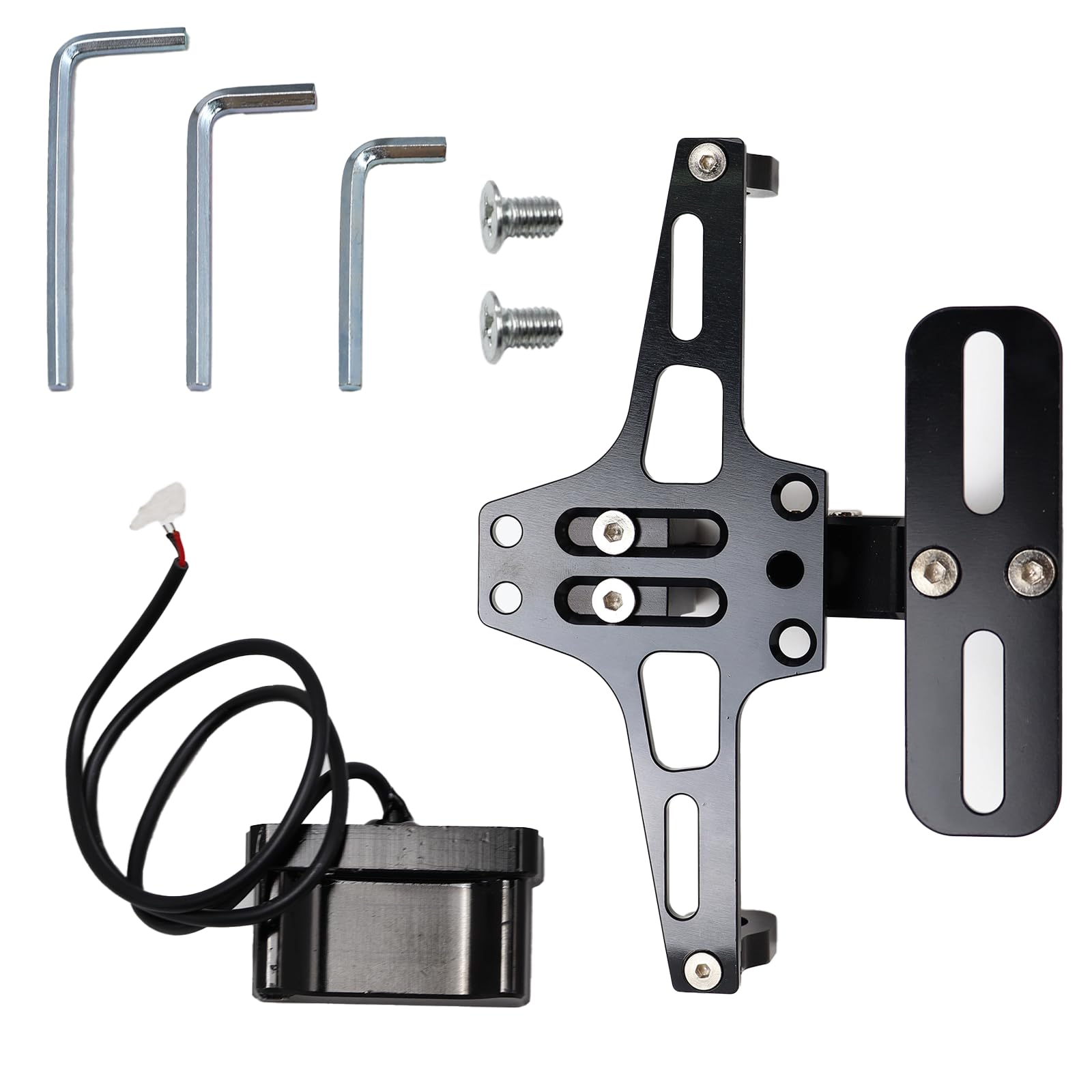 Soporte de matrícula de Motocicleta Con luz para MT 07 09 S1000RR R1200GS Z900 SV650 ZX6R ZX10R CBR 125R 150R 250R 300R Soporte de eliminación de Guardabarros