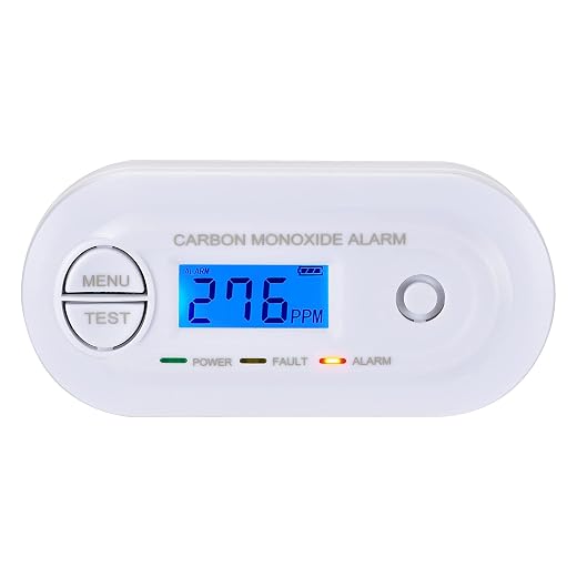 Scondaor CO Detector mit Digitalanzeige