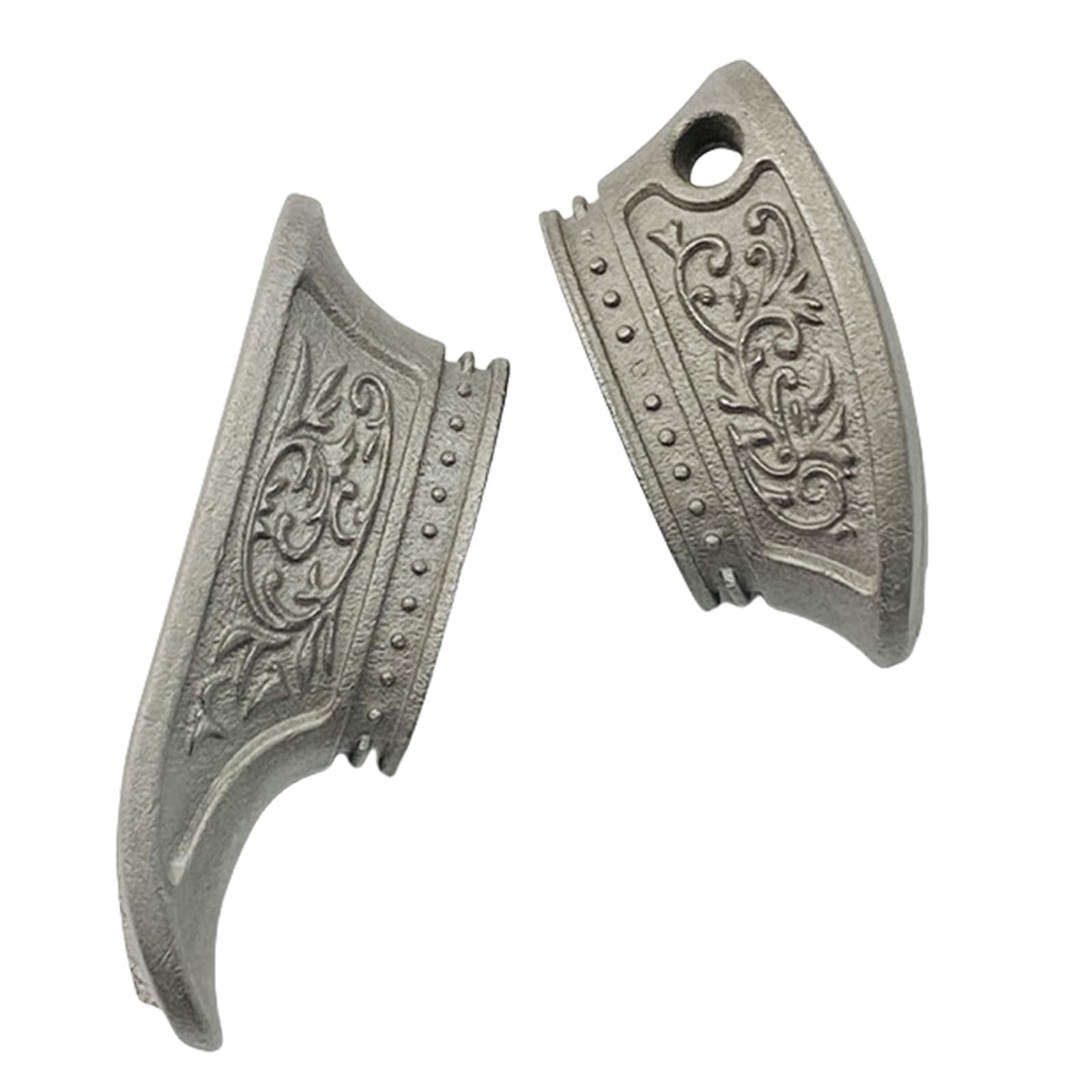 Cutter Making Parts Stainless Steel Pommel/Guards Set for Cutter Handle Making Accessories Handle Guards Stainless Steel Bolsters