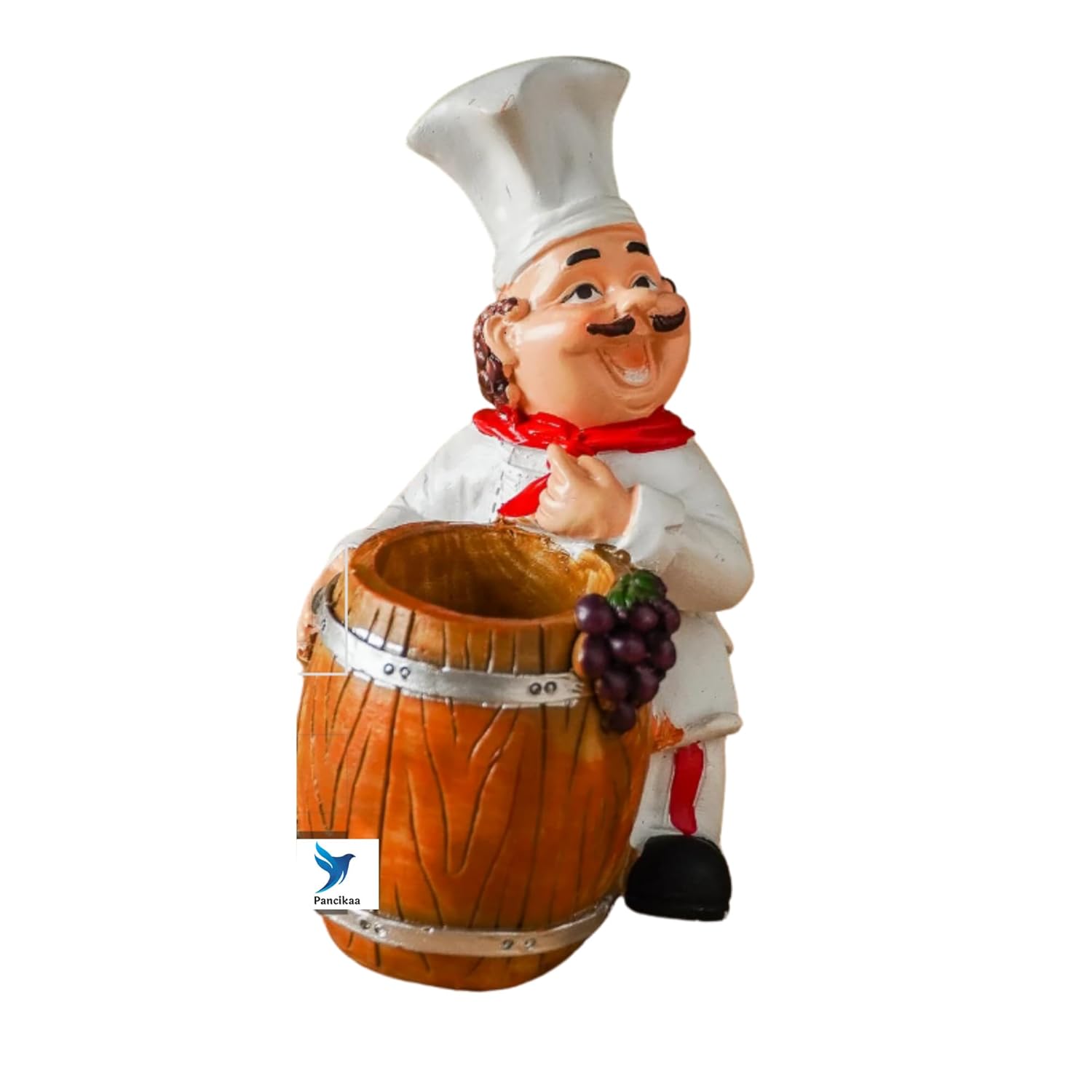 PANCIKAA Delightful Chef Toothpick Stand for Home & Kitchen, Dining Table – Includes 200 Sticks | Creative Poly-Resin Organizer – Multicolor | Perfect for Dining & Easy-to-Use