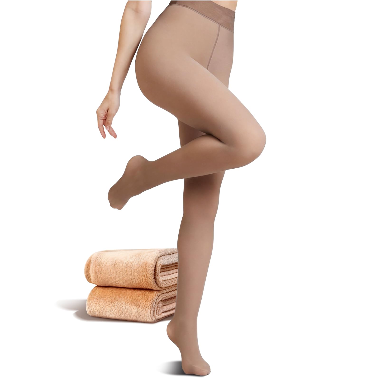 JIZ Translucent Fleece Lined Tights