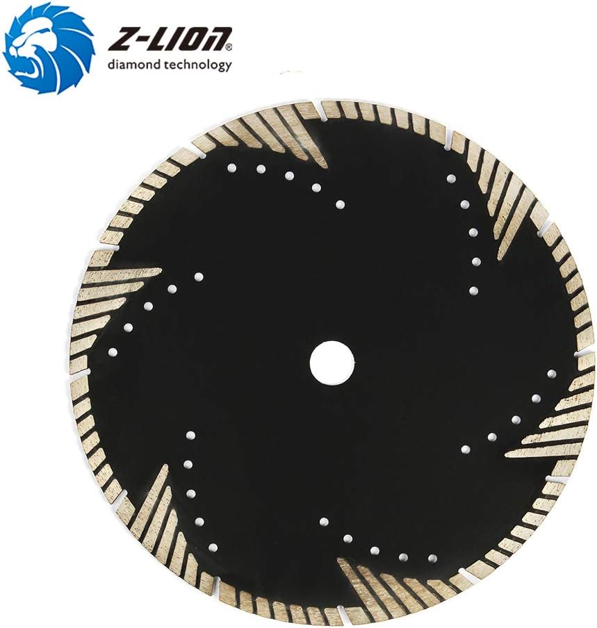 Exсluѕіvе Dіѕсоunt 70% Prісе Z-LION Diamond Saw Blade 12 Inch Turbo Diamond Segments Blade for Marble Granite Stone Pavers Concrete Wet/Dry Cutting