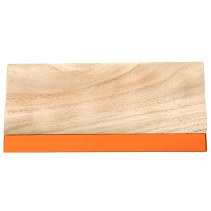 Caydo 13.7 Inch Large Screen Printing Squeegee, 75 Durometer Wooden Ink Scraper