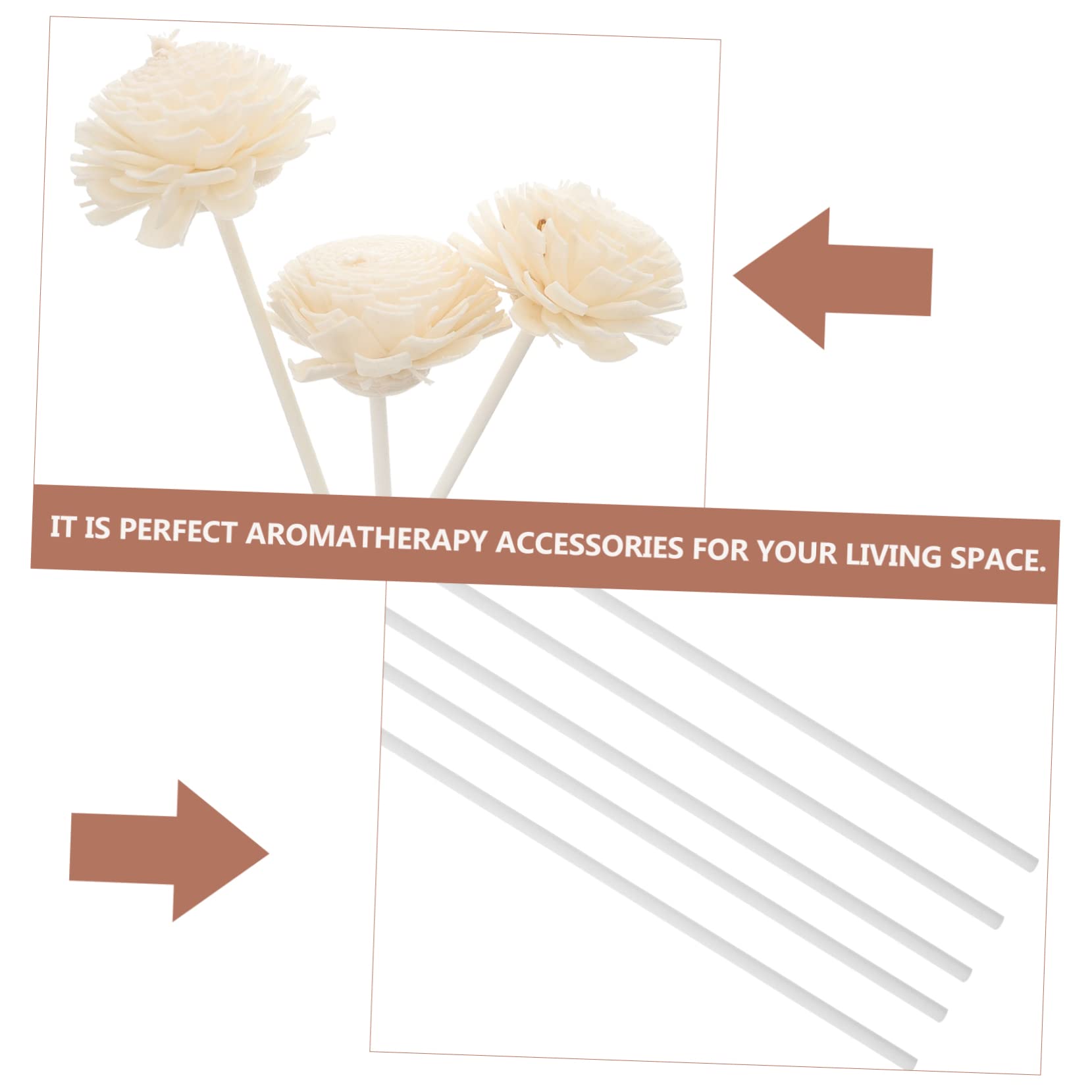 Cabilock Room Aroma Sticks Essential Oil Diffuser Replacement for Home Fragrance High-end Design Compatible Various Diffuser Bottles for Fresh Atmosphere