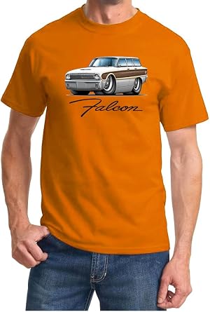 1960-63 Ford Falcon Woodie Wagon Full Color Design Tshirt