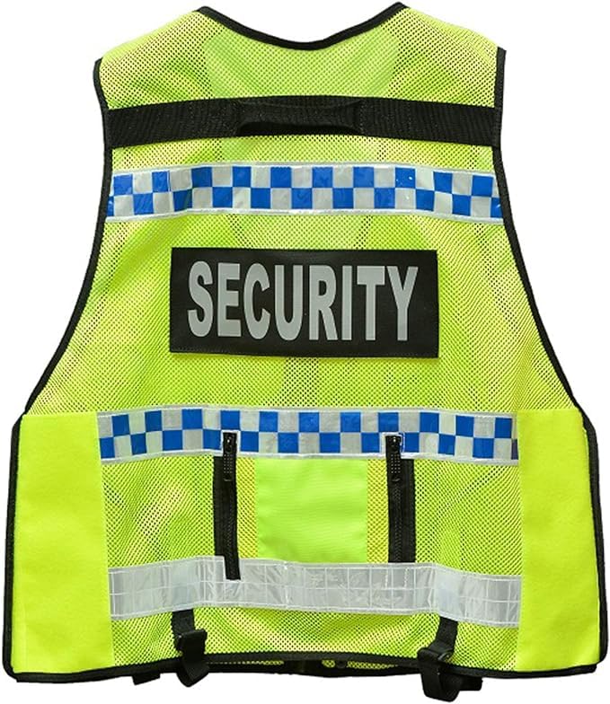 RAC3 New Model Hi Viz Tactical Vest,Dog Handler, Security Vest, Tac Vest (Yellow Security) - Image 3
