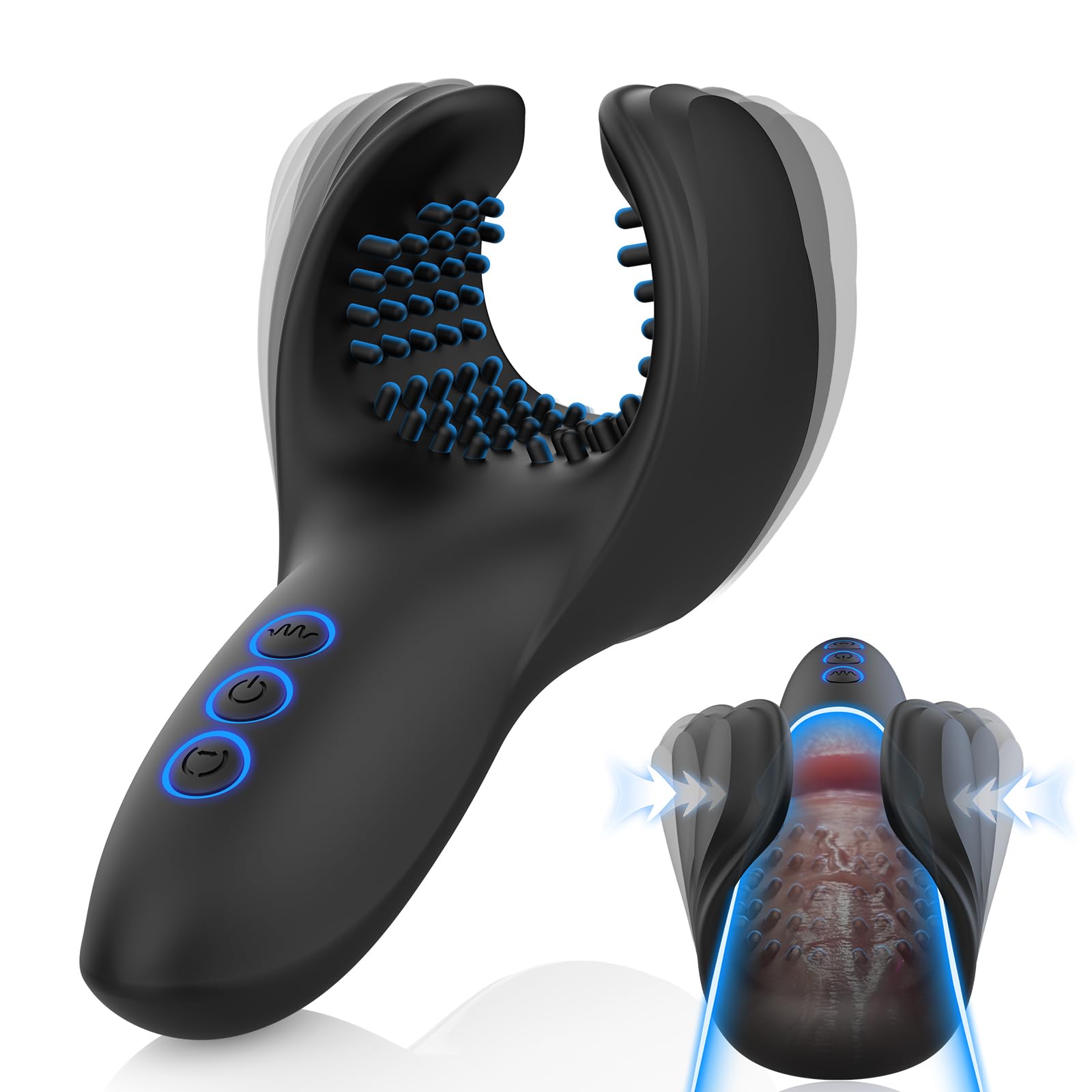 Amazon.com: Male Vibrator Sex Toys for Men - Penis Vibrators Training Kit  with 10 Bite & Vibrating Modes, 3 Powerful Motors Waterproof Male  Masturbators Stroker Mens Adult Toys Sex Toy for Sex