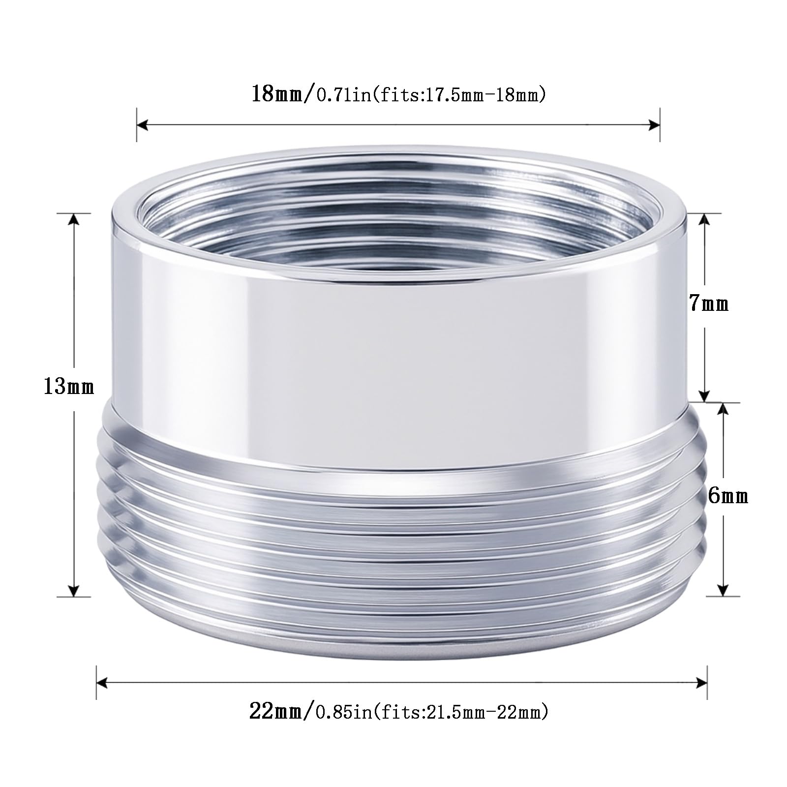 Amazon.co.jp: XNTONG 蛇口エアレーターアダプター - 11/16インチメス