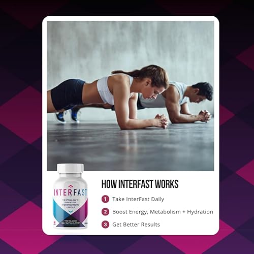 Miniatura 3 de InterFast Vitaminas metabólicas avanzadas, con B12, B6, electrolitos, refuerzo del metabolismo, suplemento de ayuno intermitente, suplemento de