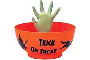 Spooky Witch's Hand Large Halloween Candy Bowl