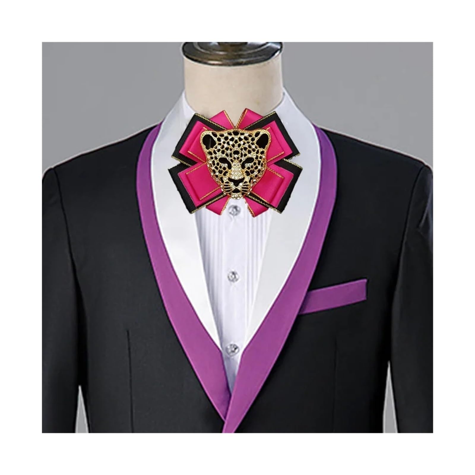 Damen Fliege Fliege for Herren, handgefertigter Schmuck, Persönlichkeit, Business-Anzüge, Hemdkragen, Blumen(Color12)