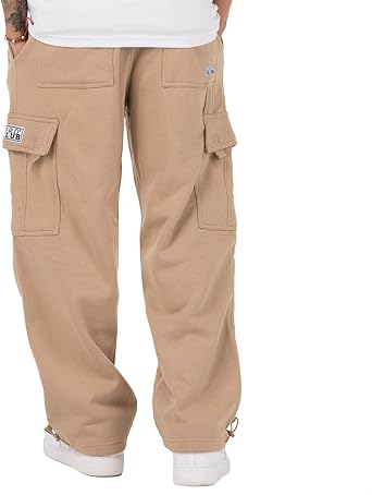 Amazon | Pro Club メンズ ヘビーウェイト フリース カーゴパンツ