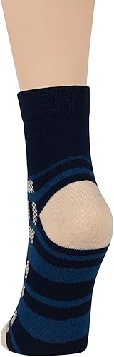 Miniatura 4 de 7BIGSTARS KINGDOM Calcetines tobilleros para diabéticos no vinculantes para mujeres-L-M-4 Pack-Multicolor