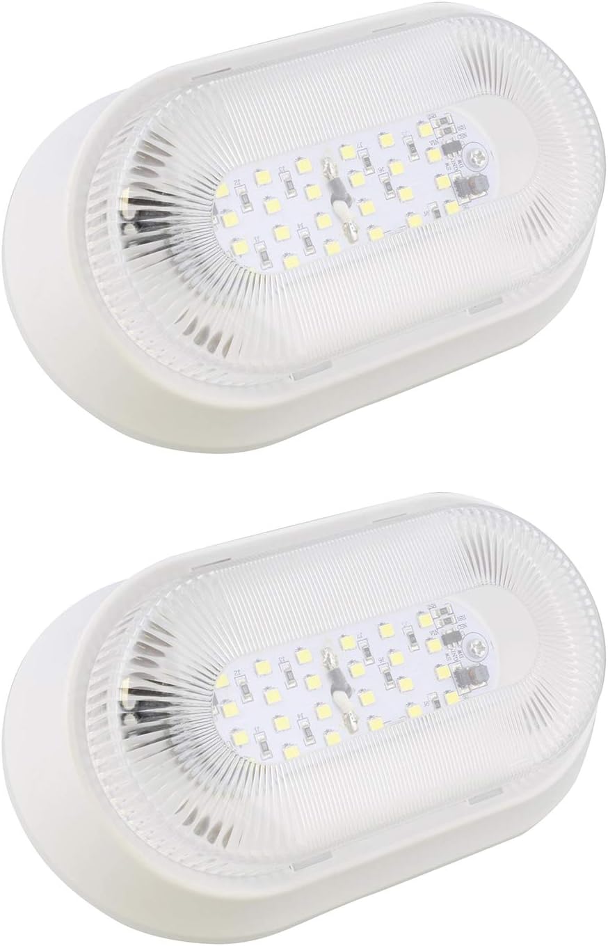 Dumble RV LED Porch Light Single Dome LED Camper Lights Exterior 12V