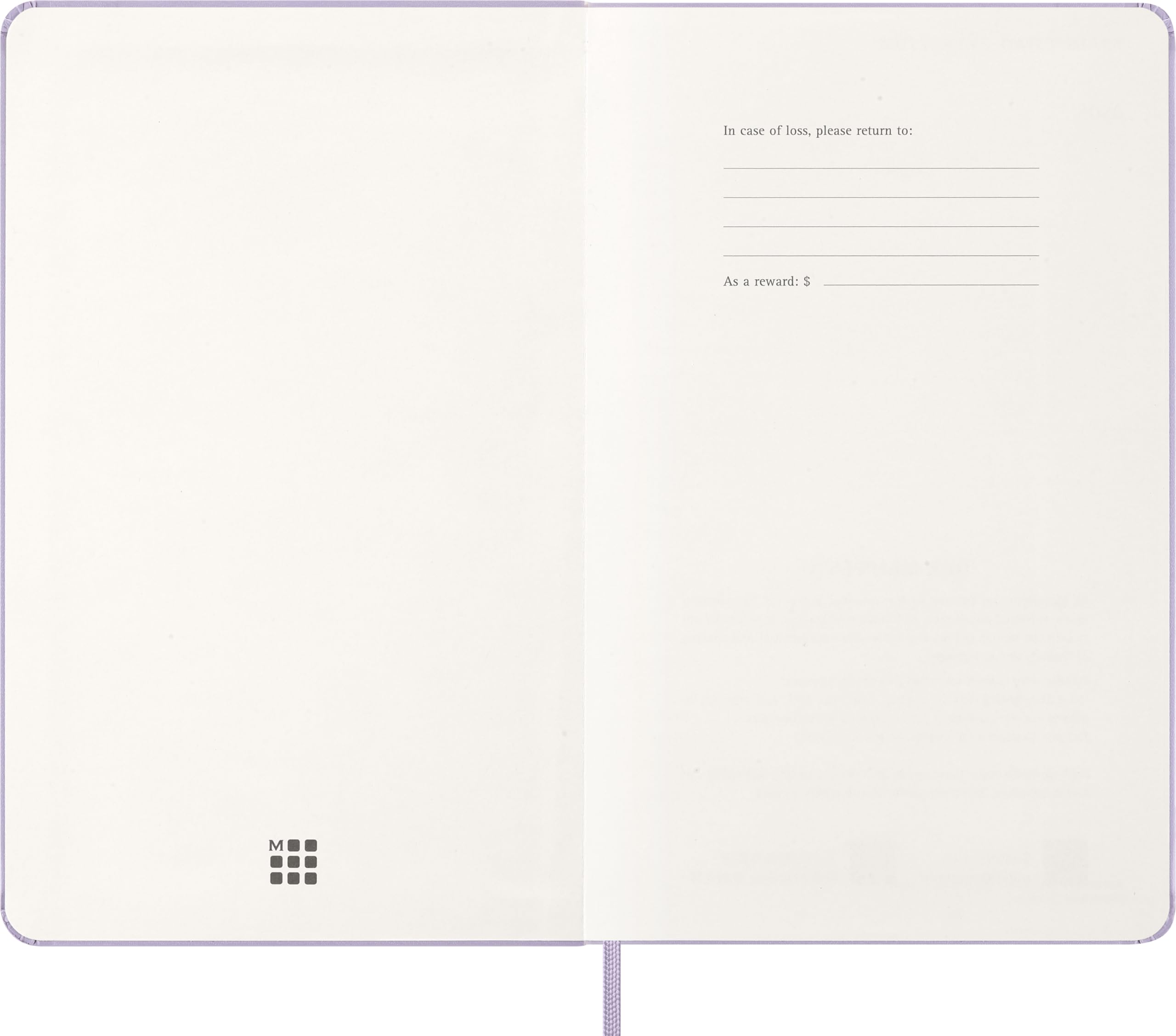 AGENDA DIARIA 2026 LARGUE LILA PASTEL TAPA DURA