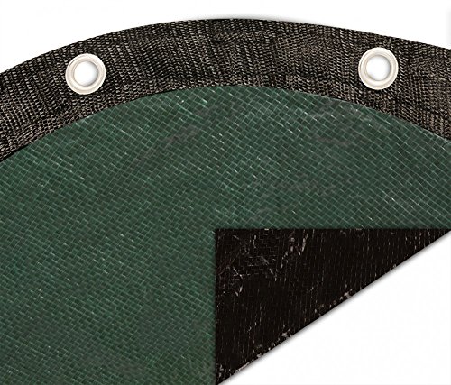 Buffalo Blizzard Supreme Plus Winter Cover For 28-Foot Round Above-Ground Swimming Pools | Green/Black Reversible | All Covers Include 4-Feet Of Overlap For Secure Installation To Measure 32-Feet #TOP2